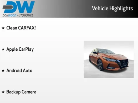 Another view of 2021 Nissan Sentra SR for sale in Athens, OH at Don Wood Hyundai
