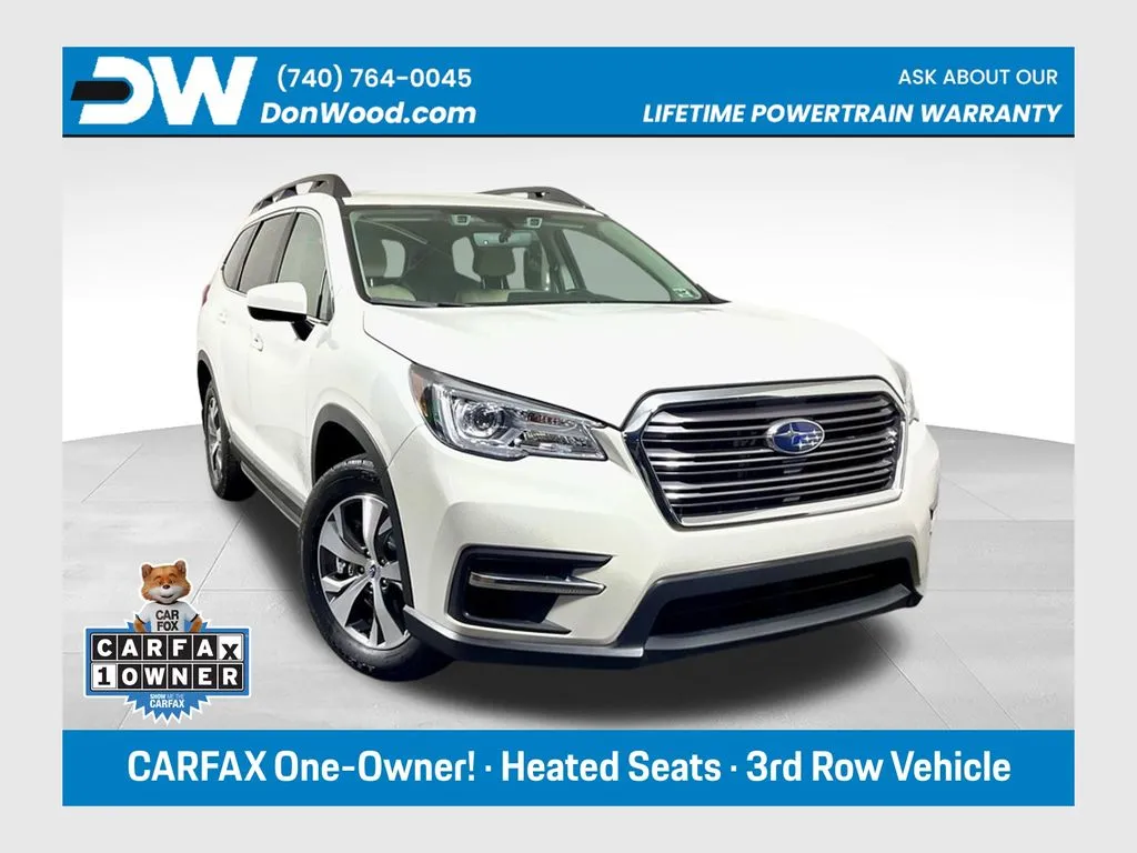 White 2021 Subaru Ascent Premium for sale in Athens, OH