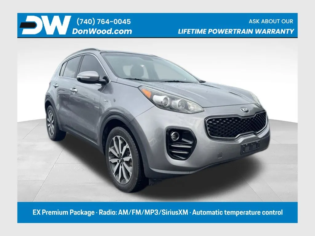 Silver 2018 Kia Sportage EX for sale in Athens, OH
