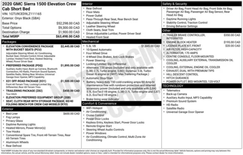 Another view of 2020 GMC Sierra 1500 Elevation for sale in Athens, OH at Don Wood Hyundai