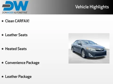 Another view of 2013 Toyota Camry XLE for sale in Athens, OH at Don Wood Hyundai