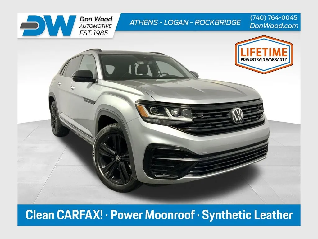 Silver 2023 Volkswagen Atlas Cross Sport 2.0T SEL R-Line for sale in Athens, OH