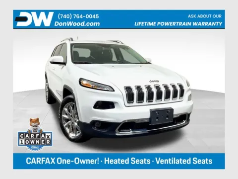 White 2015 Jeep Cherokee Limited for sale in Athens, OH