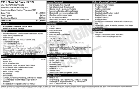 More photos of 2011 Chevrolet Cruze LS at Don Wood Hyundai, OH