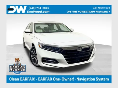 White 2020 Honda Accord Hybrid Touring for sale in Athens, OH