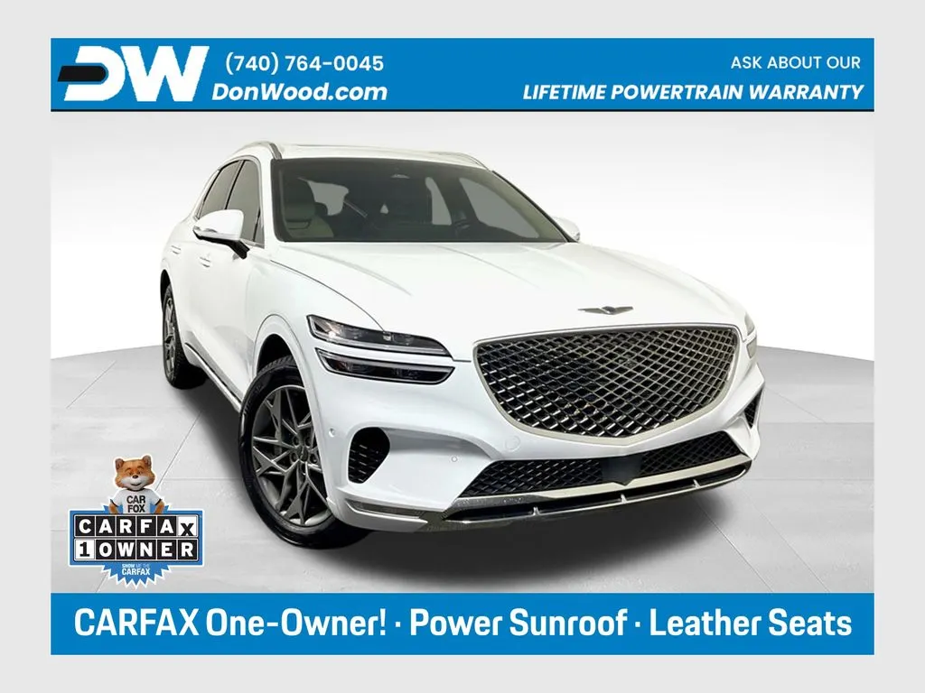 White 2023 Genesis GV70 2.5T Advanced for sale in Athens, OH