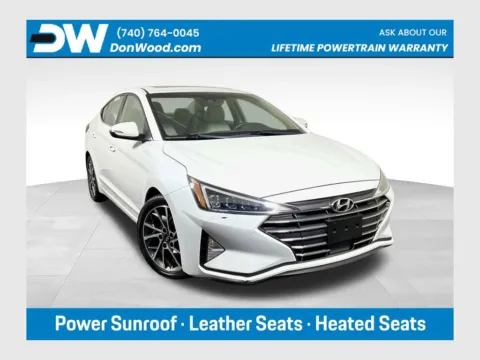 White 2020 Hyundai Elantra Limited for sale in Athens, OH