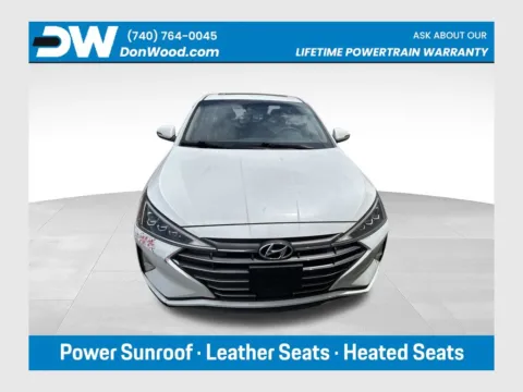 White 2020 Hyundai Elantra Limited for sale in Athens, OH