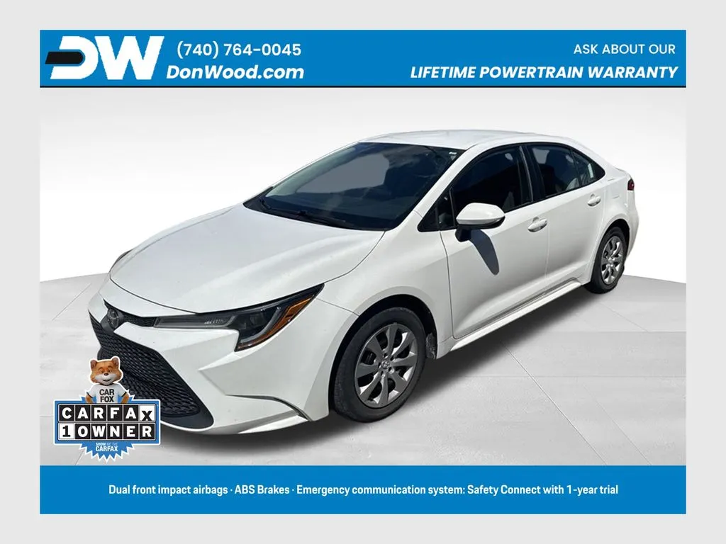 White 2022 Toyota Corolla LE for sale in Athens, OH