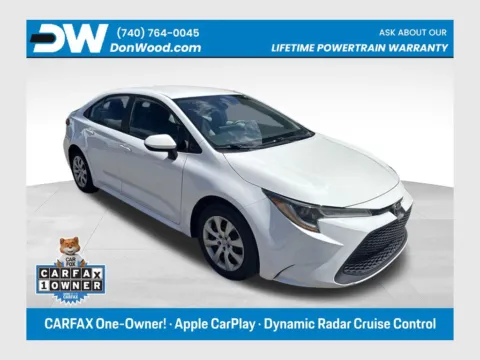 White 2022 Toyota Corolla LE for sale in Athens, OH
