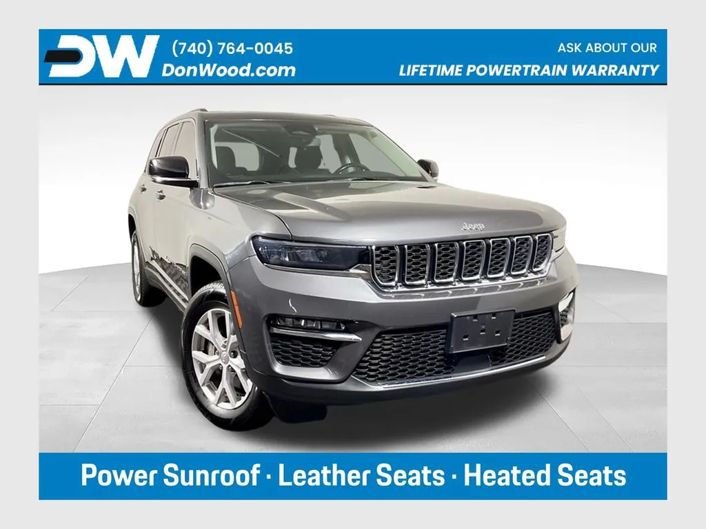 Gray 2022 Jeep Grand Cherokee Limited for sale in Athens, OH