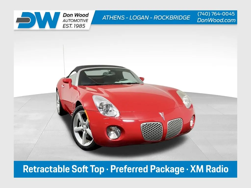 Red 2009 Pontiac Solstice for sale in Athens, OH