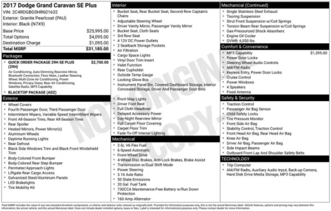 More photos of 2017 Dodge Grand Caravan SE at Don Wood Hyundai, OH