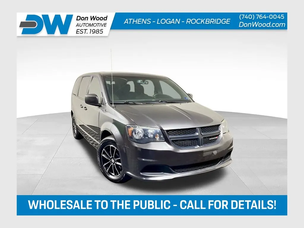Gray 2017 Dodge Grand Caravan SE Plus for sale in Athens, OH