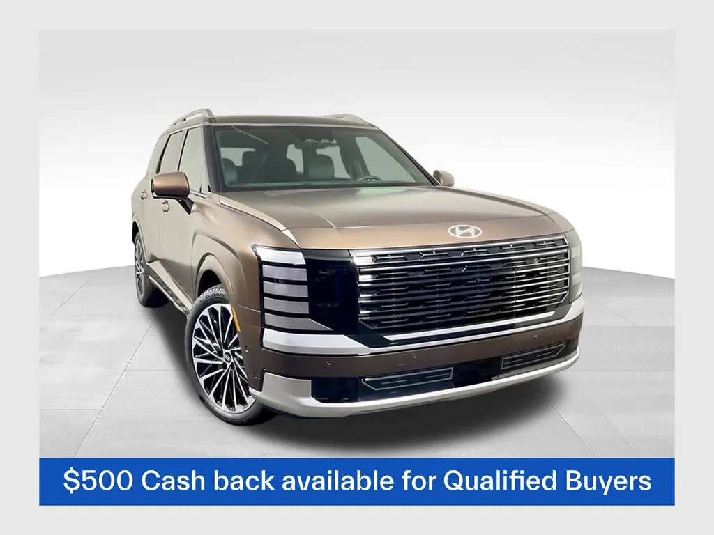 Brown 2026 Hyundai Palisade Hybrid Calligraphy for sale in Athens, OH