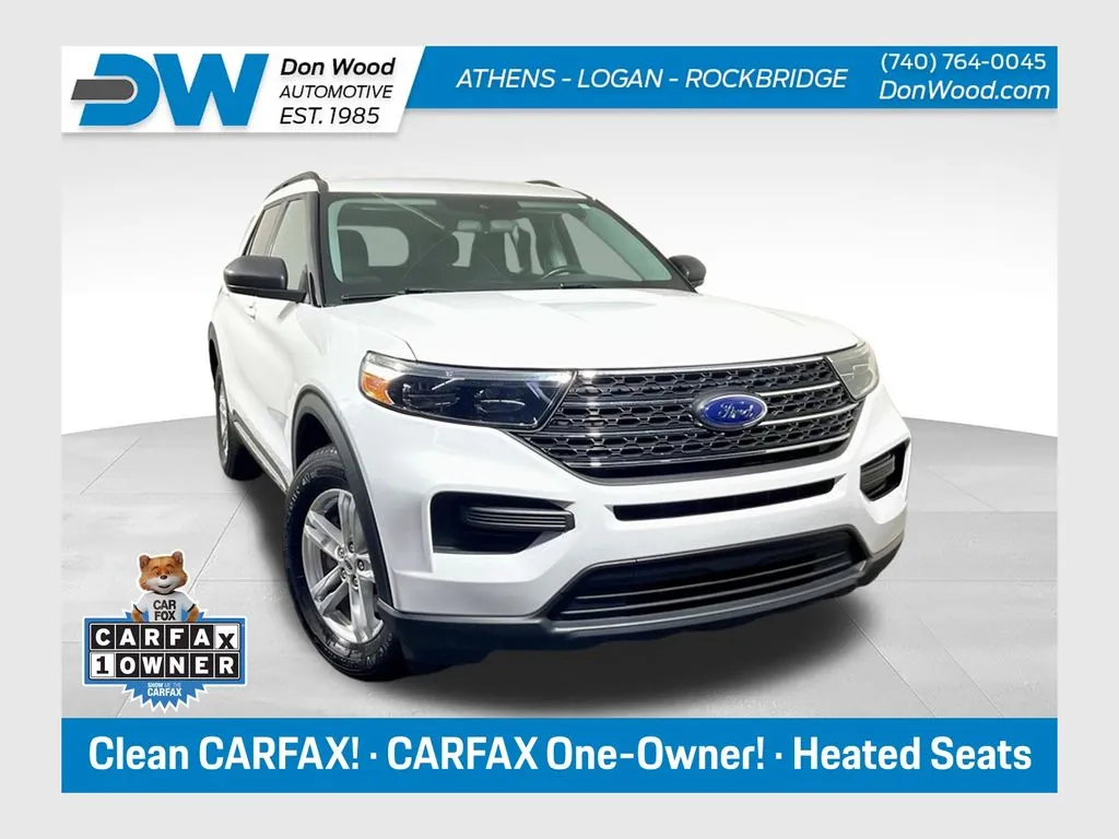 White 2022 Ford Explorer XLT for sale in Athens, OH