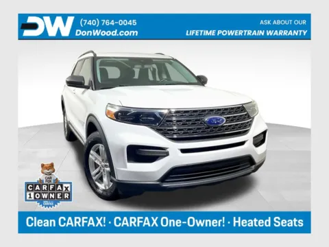 White 2022 Ford Explorer XLT for sale in Athens, OH