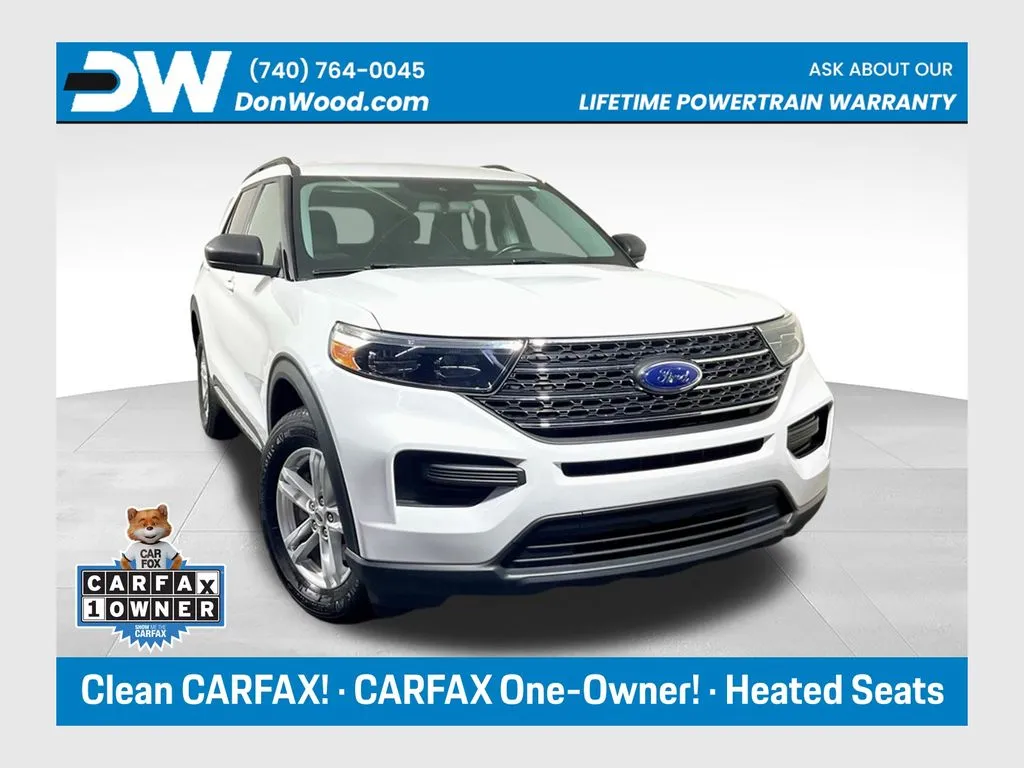 White 2022 Ford Explorer XLT for sale in Athens, OH