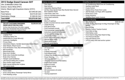 Another view of 2012 Dodge Grand Caravan SE/AVP for sale in Athens, OH at Don Wood Hyundai