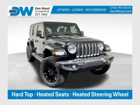 Black 2021 Jeep Wrangler Unlimited Sahara 4xe for sale in Athens, OH