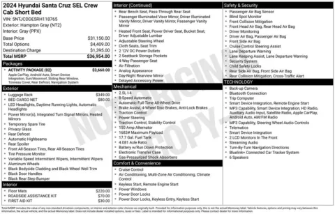 Photos of 2024 Hyundai Santa Cruz SEL for sale in Athens, OH at Don Wood Hyundai