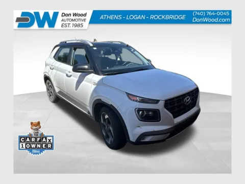 White 2023 Hyundai Venue Limited for sale in Athens, OH
