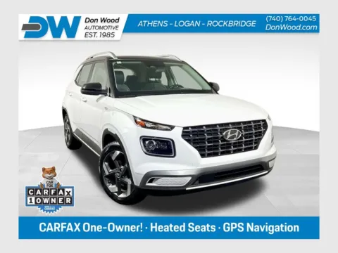White 2023 Hyundai Venue Limited for sale in Athens, OH