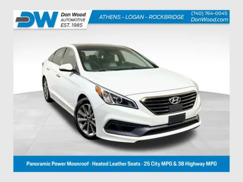 White 2016 Hyundai Sonata Limited for sale in Athens, OH