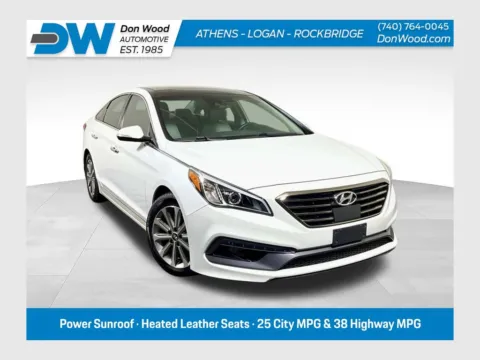 White 2016 Hyundai Sonata Limited for sale in Athens, OH