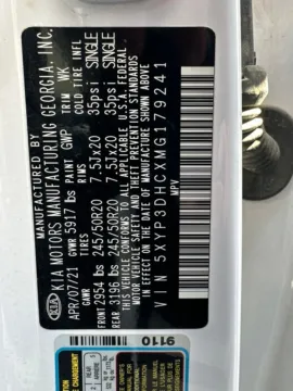 More photos of 2021 Kia Telluride EX at Don Wood Hyundai, OH