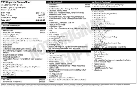 Photos of 2015 Hyundai Sonata Sport for sale in Athens, OH at Don Wood Hyundai