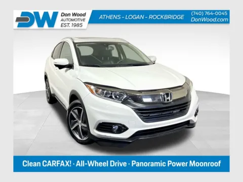 White 2021 Honda HR-V EX-L for sale in Athens, OH
