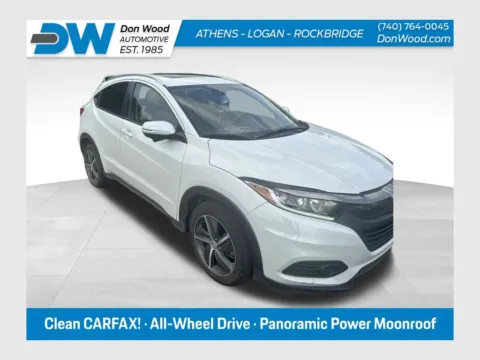 White 2021 Honda HR-V EX-L for sale in Athens, OH