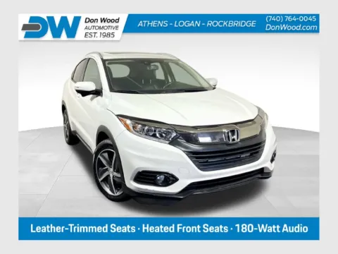 White 2021 Honda HR-V EX-L for sale in Athens, OH