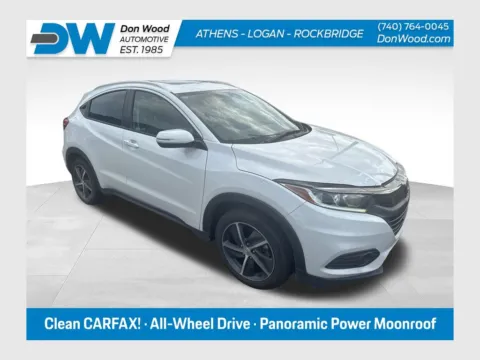 White 2021 Honda HR-V EX-L for sale in Athens, OH