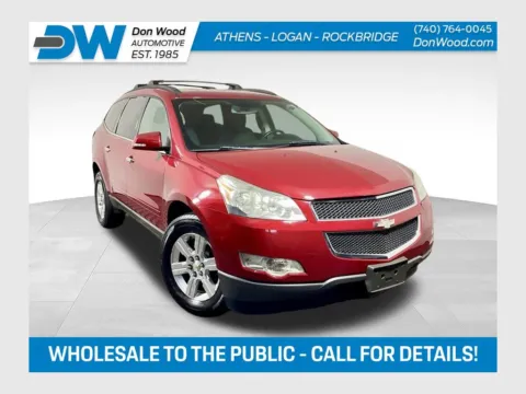 Red 2012 Chevrolet Traverse LT for sale in Athens, OH