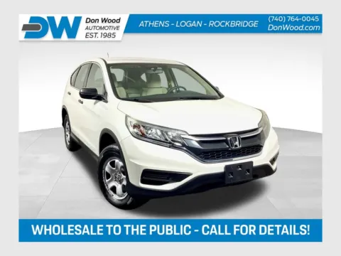 White 2015 Honda CR-V LX for sale in Athens, OH