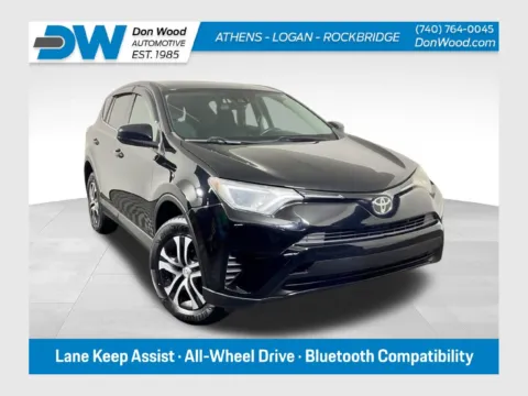 Black 2018 Toyota RAV4 LE for sale in Athens, OH