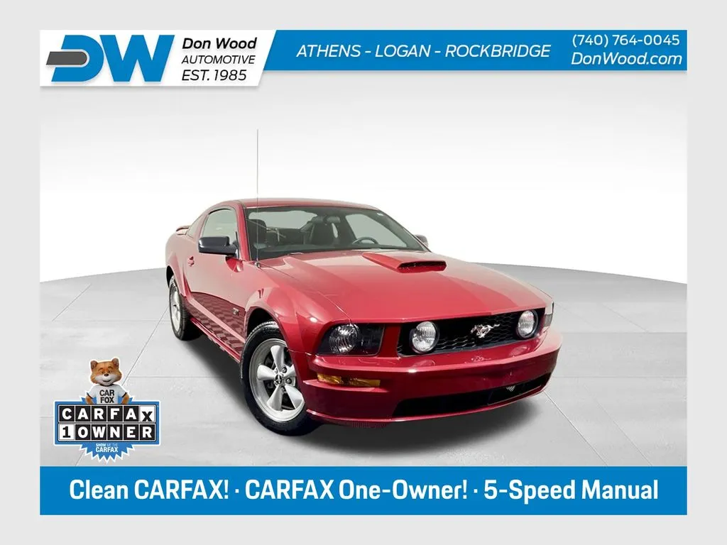 Red 2007 Ford Mustang GT Deluxe for sale in Athens, OH