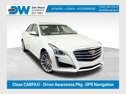 White 2015 Cadillac CTS 2.0L Turbo Luxury for sale in Athens, OH