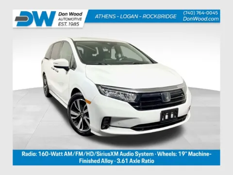 White 2022 Honda Odyssey Touring for sale in Athens, OH