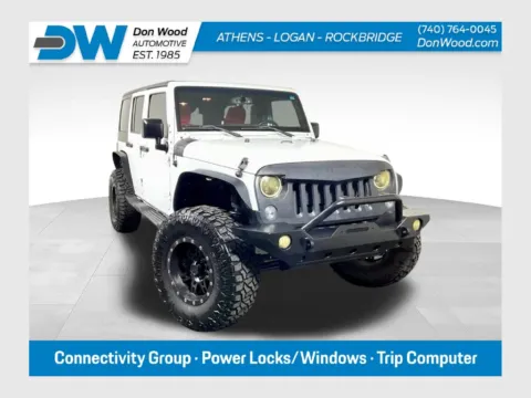 White 2015 Jeep Wrangler Unlimited Sport for sale in Athens, OH