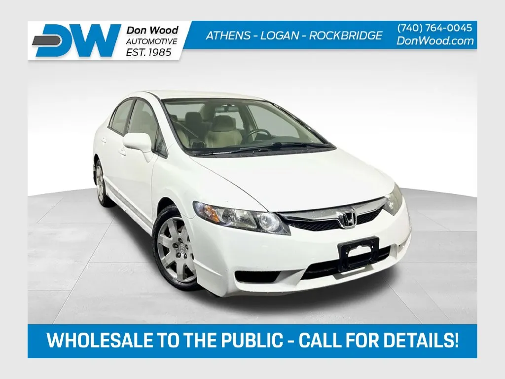 White 2011 Honda Civic LX for sale in Athens, OH