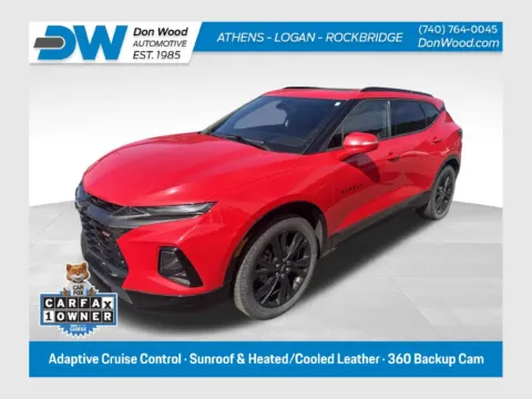 Red 2019 Chevrolet Blazer RS for sale in Athens, OH