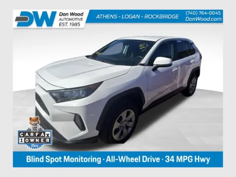 White 2022 Toyota RAV4 LE for sale in Athens, OH
