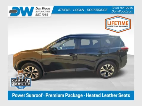 Black 2023 Nissan Rogue SV for sale in Athens, OH