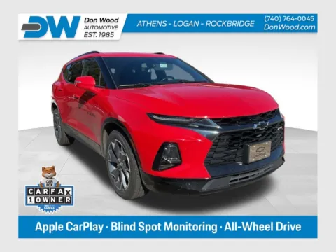 Red 2019 Chevrolet Blazer RS for sale in Athens, OH