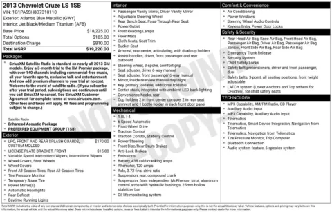 Photos of 2013 Chevrolet Cruze LS for sale in Athens, OH at Don Wood Hyundai