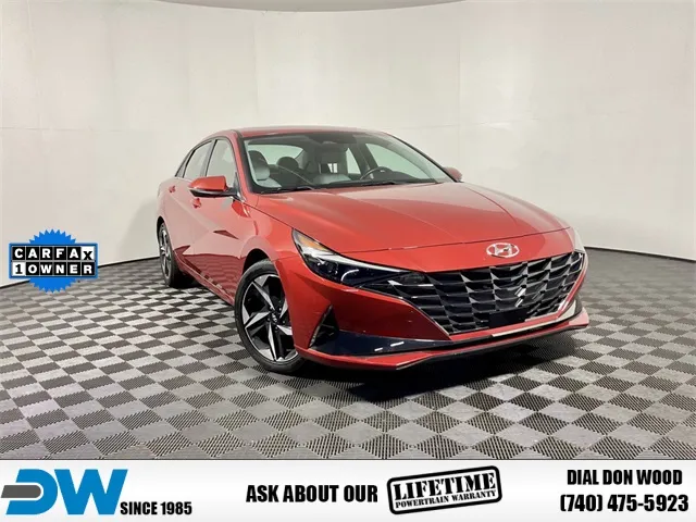 Orange 2021 Hyundai Elantra Limited for sale in Athens, OH