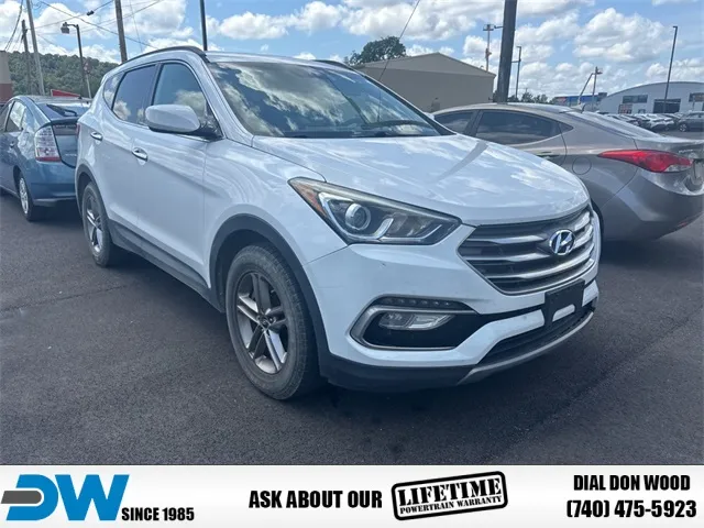 White 2017 Hyundai Santa Fe Sport 2.4 Base for sale in Athens, OH